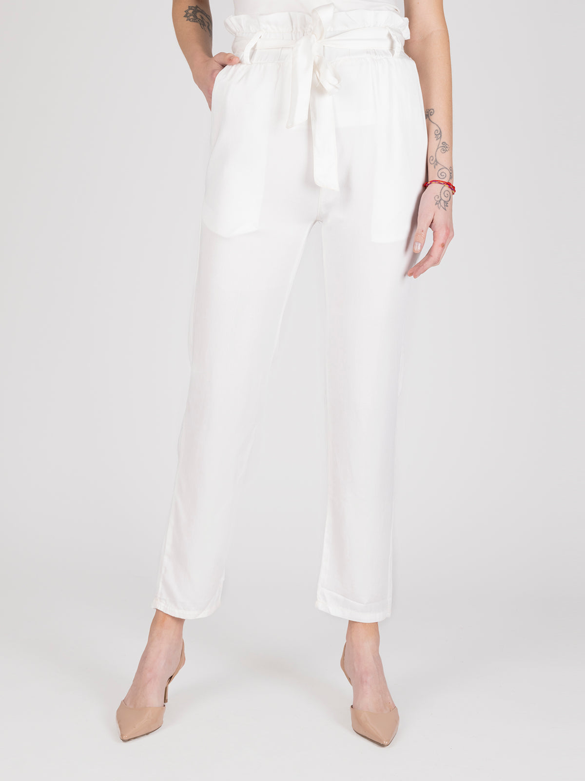 PANTALON BLANCO LINEATRE