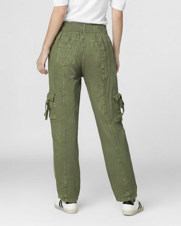 Pantalón Mujer Olivia Verde Lineatré
