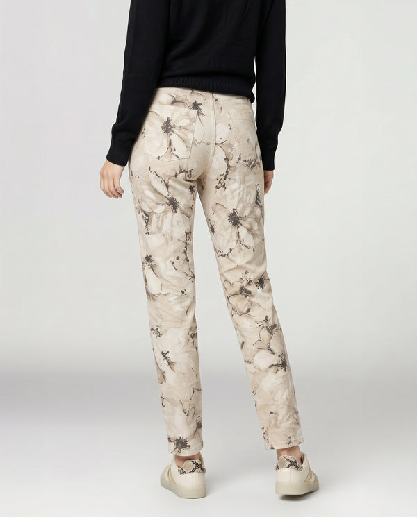 Pantalon Mujer Agnese Beige Lineatré