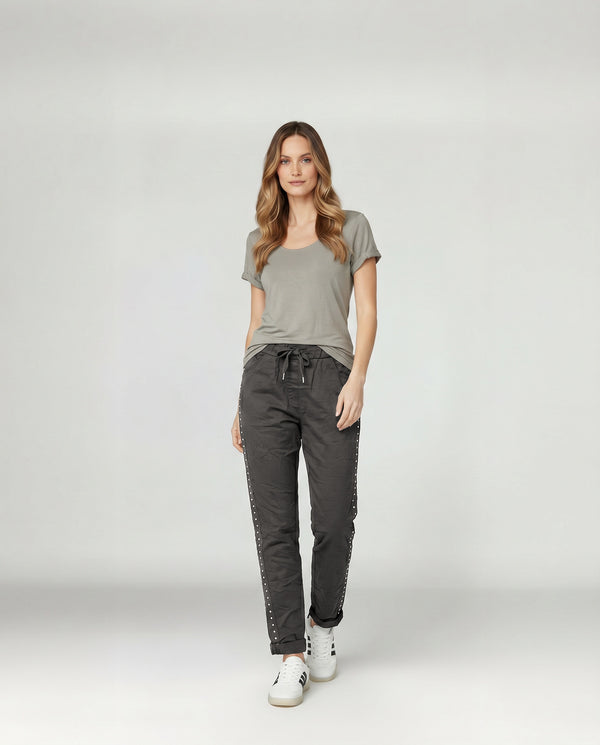 Pantalon Mujer Emilia Negro Lineatré