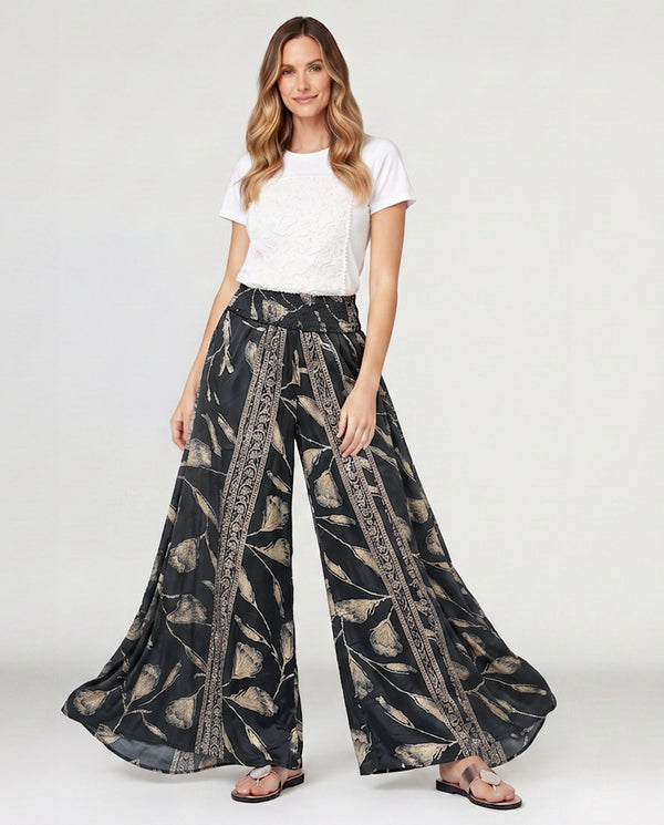 Pantalón Mujer Fiorella Negro Lineatré