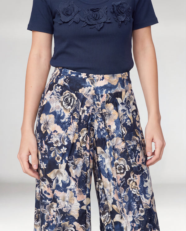 Pantalón Mujer Giuliana Azul Lineatré