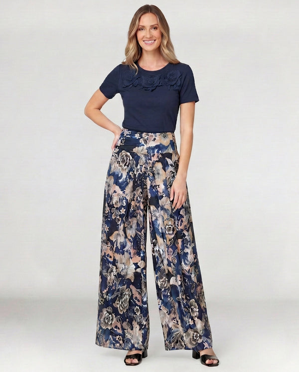 Pantalón Mujer Giuliana Azul Lineatré