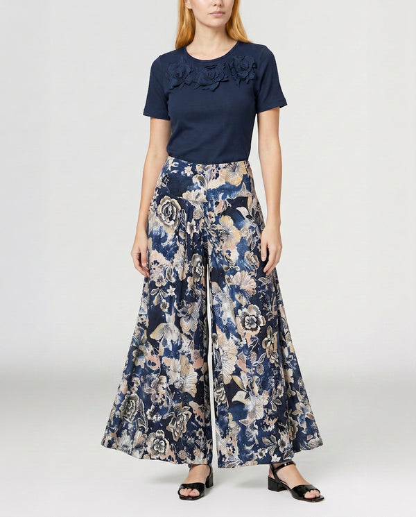 Pantalón Mujer Giuliana Azul Lineatré