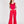 Pantalon cropped rojo lineatre