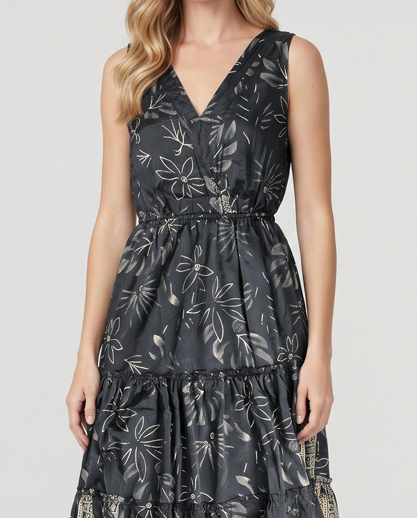 Vestido Mujer Renata Negro Lineatré
