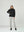 Sweater Mujer Giovanna Relaxed Cuello Redondo Pelos Manga Caída Negro Lineatre