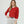 Sweater Mujer Gloria Relaxed Cuello Redondo Manga Caída Rojo Lineatre