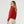 Sweater Mujer Gloria Relaxed Cuello Redondo Manga Caída Rojo Lineatre