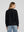 Sweater Mujer Giovanna Relaxed Cuello En V Manga Caída Negro Lineatre