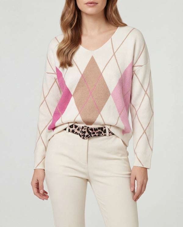 Sweater Mujer Clarissa Rosa Lineatré
