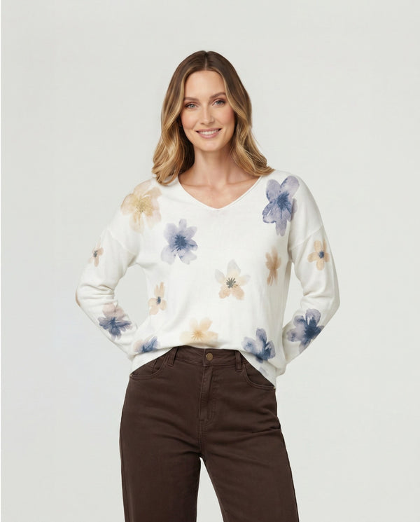 Sweater Mujer Nicoletta Gris Lineatré