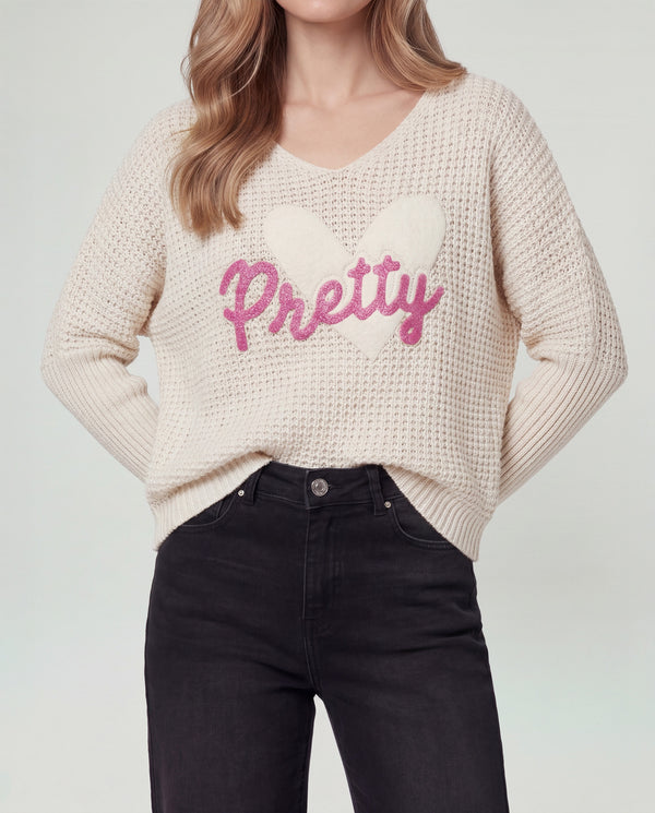 Sweater Mujer Benedetta Beige Lineatré