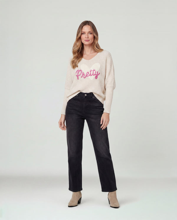 Sweater Mujer Benedetta Beige Lineatré