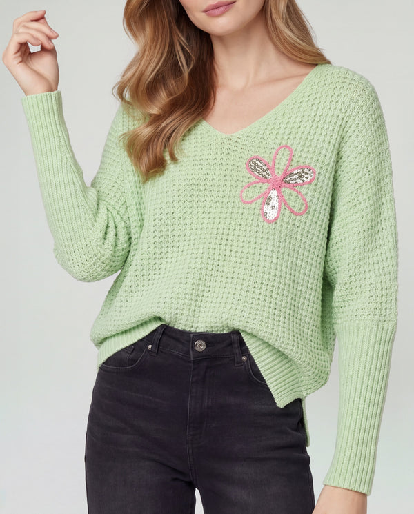 Sweater Mujer Nerina Agua Lineatré