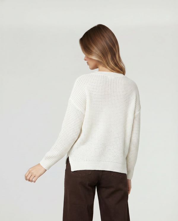 Sweater Mujer Gelsomina Blanco Lineatré