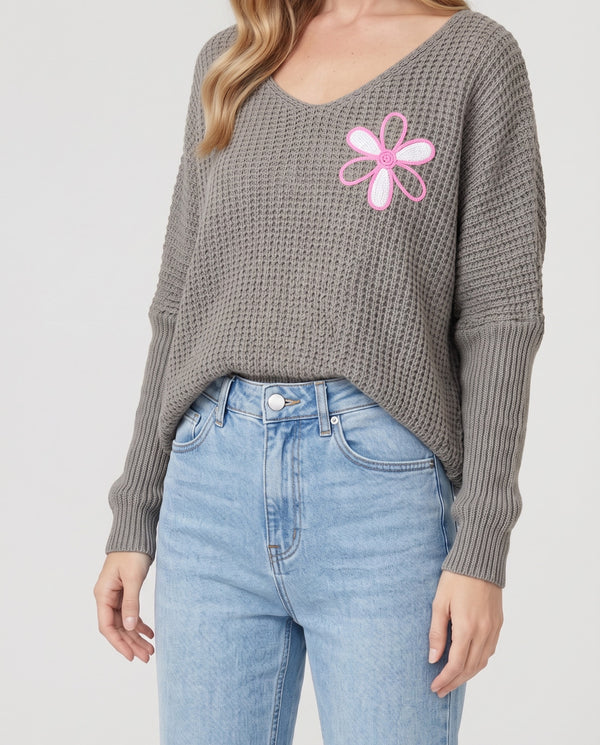 Sweater Mujer Camilla Fango Lineatré