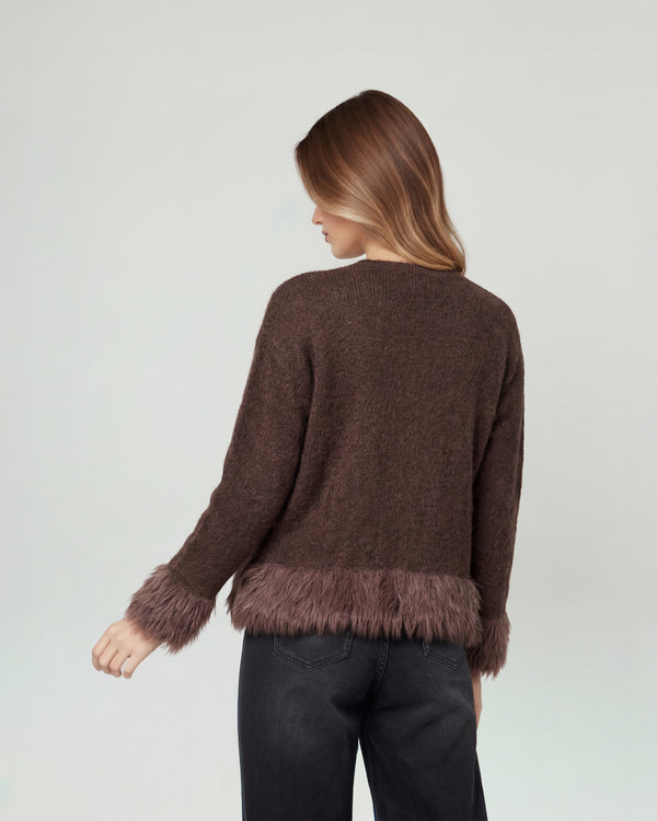 Cardigan Mujer Emma Relaxed Cuello Tipo Kimono Manga Caída Moro Lineatre