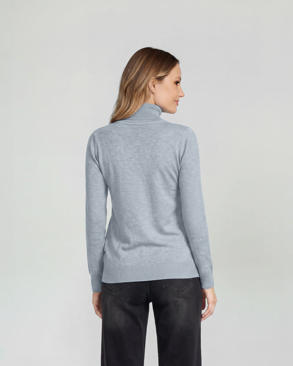Sweater Mujer Antonia Gris Lineatré