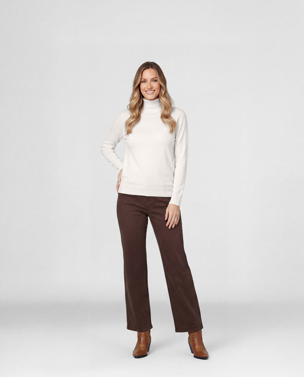 Sweater Mujer Rafaella Crudo Lineatré