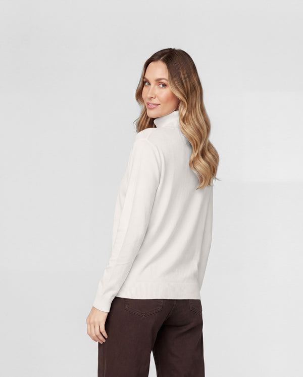 Sweater Mujer Rafaella Crudo Lineatré