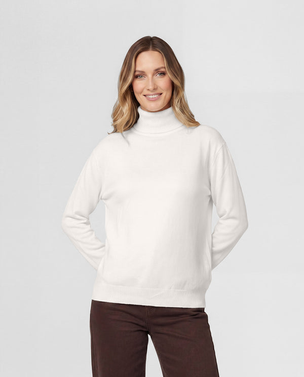 Sweater Mujer Rafaella Crudo Lineatré