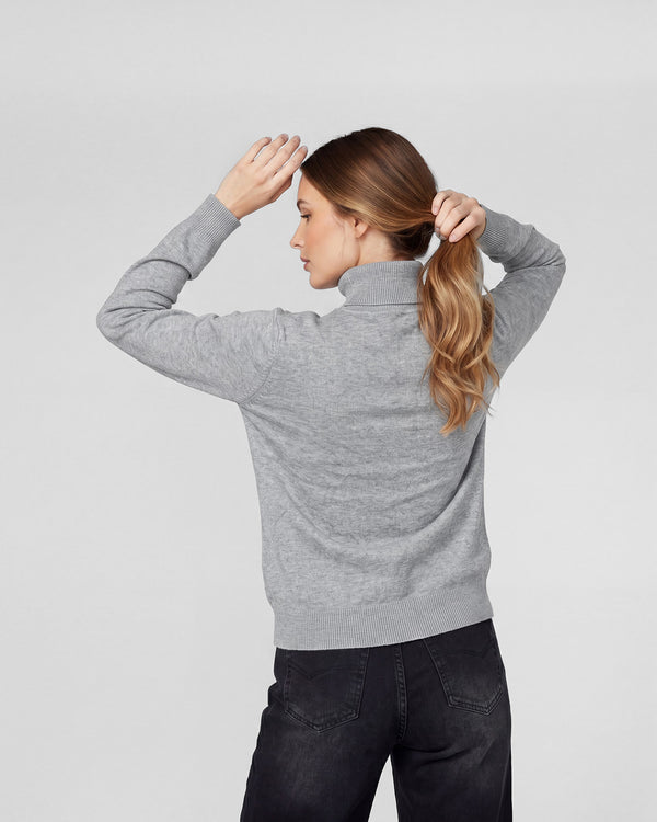 Sweater Mujer Emilia Gris Lineatré