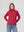 Sweater Mujer Aurora Rojo Lineatré