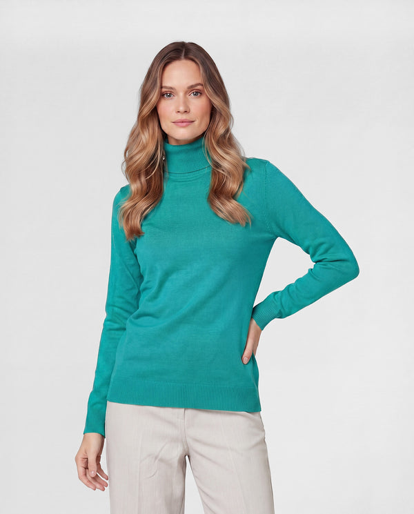 Sweater Mujer Martina Verde Lineatré