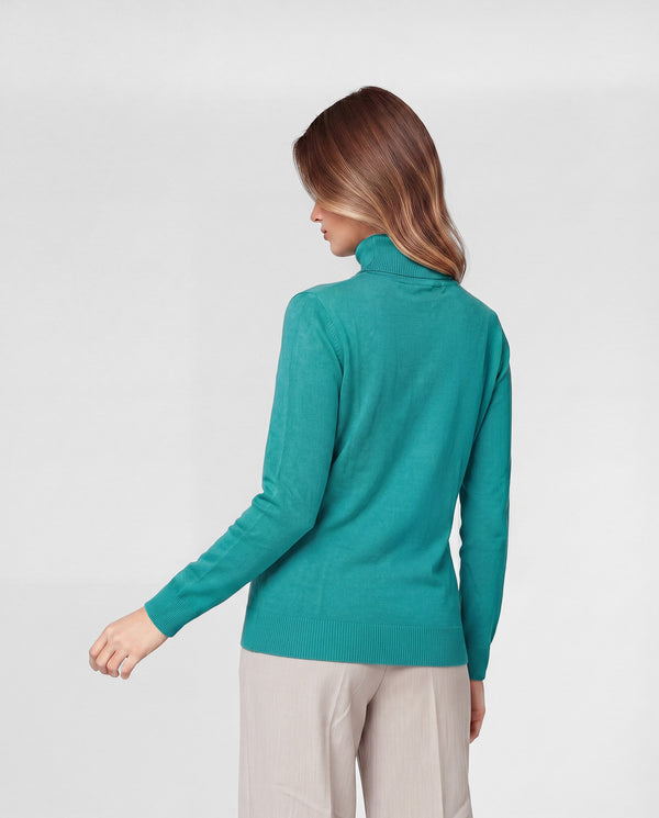 Sweater Mujer Martina Verde Lineatré