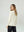 Sweater Mujer Marcela Relaxed Fit Cuello Redondo Manga Caída  Crudo Lineatre