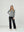 Sweater Mujer Marcela Relaxed Fit Cuello Redondo Manga Caída Gris Lineatre