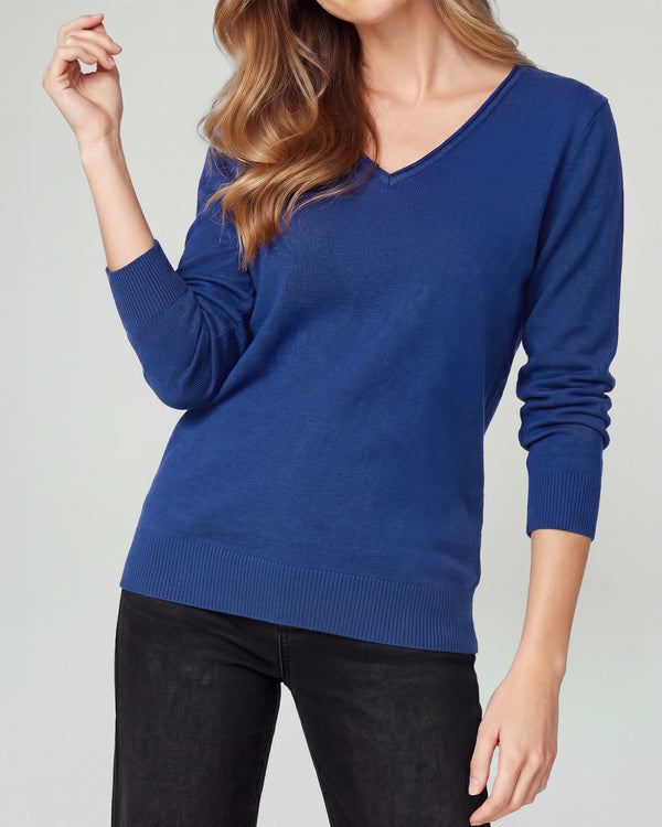 Sweater Mujer Josefina Azul Lineatré