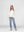 Sweater Mujer Ignacia Regular Fit Cuello En V Manga Caída Blanco Lineatre