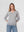 Sweater Mujer Ignacia Regular Fit Cuello En V Manga Caída Fango Lineatre