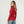 Sweater Mujer Josefa Slim Fit Cuello Alto Redondo Manga Ajustada Rojo Lineatre