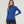 Sweater Mujer Josefa Slim Fit Cuello Alto Redondo Manga Ajustada Royal Lineatre