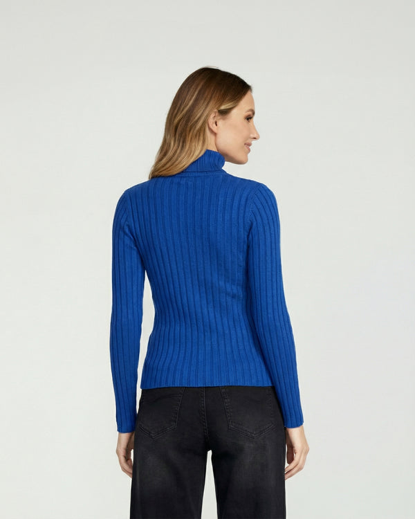 Sweater Mujer Josefa Slim Fit Cuello Alto Redondo Manga Ajustada Royal Lineatre