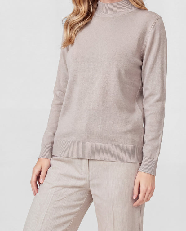 Sweater Mujer Micaela Camel Lineatré