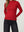 Sweater Mujer Magdalena Relaxed Fit Cuello Medio Alto Redondo Manga Caida Rojo Lineatre