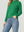 Sweater Mujer Magdalena Relaxed Fit Cuello Medio Alto Redondo Manga Caida Verde Lineatre
