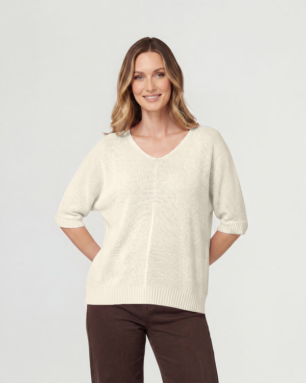 Sweater Mujer Adriana Beige Lineatré