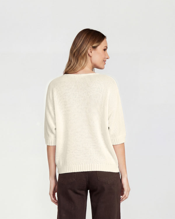 Sweater Mujer Adriana Beige Lineatré