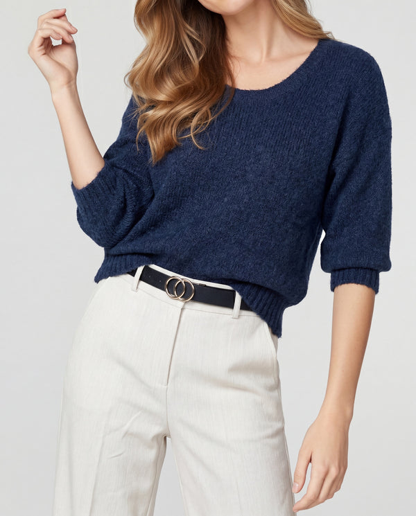 Sweater Mujer Constanza Chocolate Lineatré