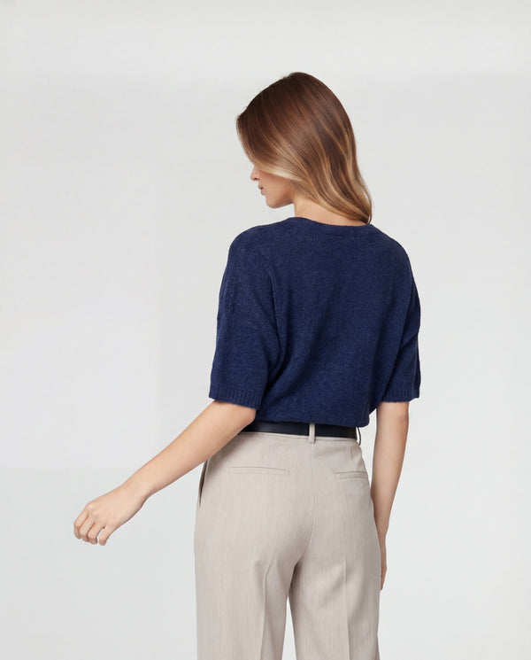 Sweater Mujer Constanza Chocolate Lineatré