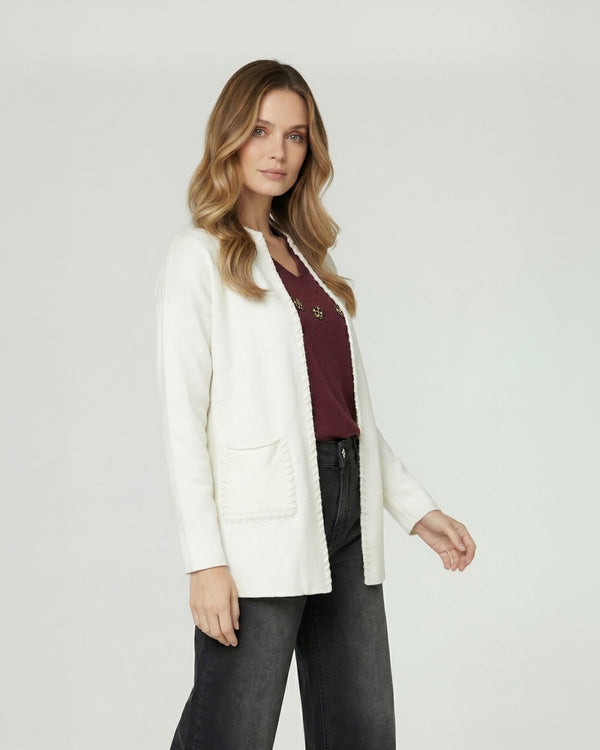 Cardigan Crudo Lineatre