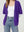 Cardigan Mujer Elisa Ciruela Lineatré