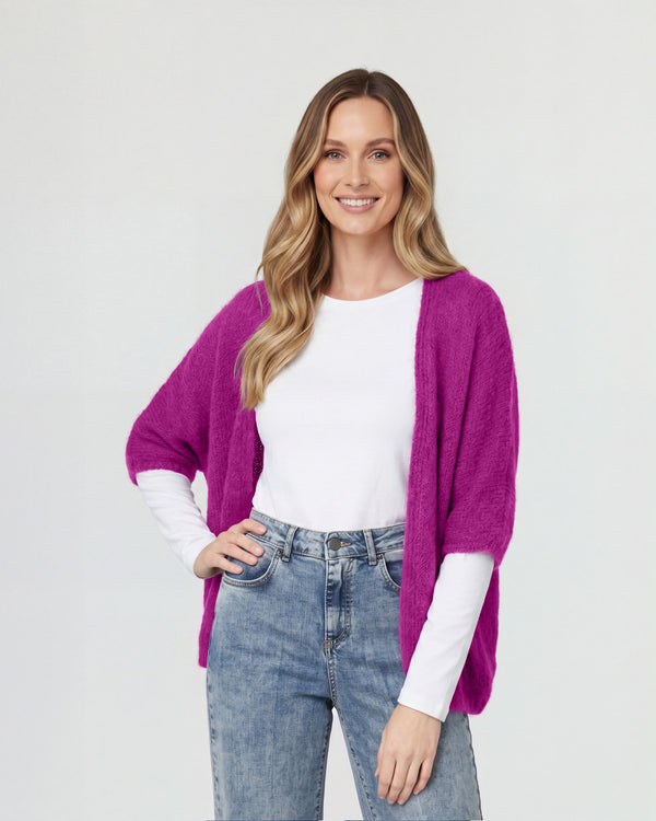 Cardigan Mujer Juliana Fucsia Lineatré