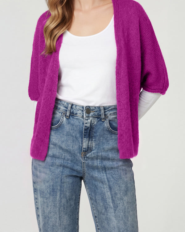 Cardigan Mujer Juliana Fucsia Lineatré