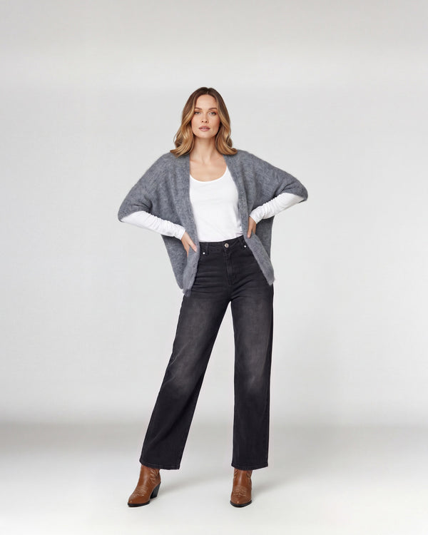 Cardigan Mujer Beatriz Gris Lineatré